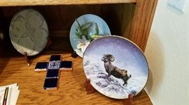 Lots of decorative plates