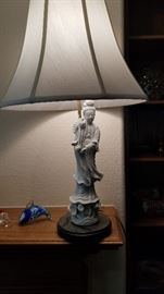 Japanese ceramic lamp