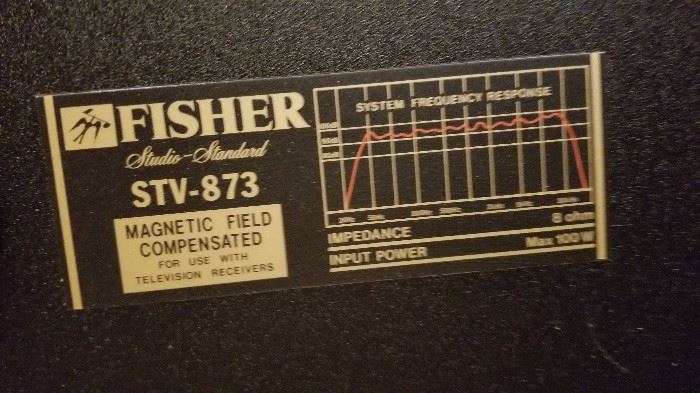 Fisher STV-873 speaker pair