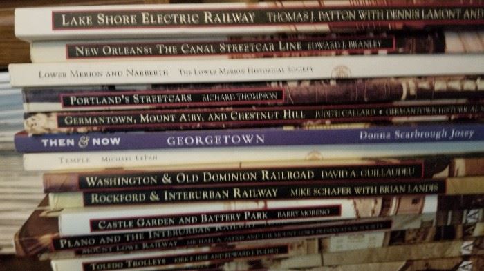 Lots and lots of train magazines and books dating back to the mid 60s.