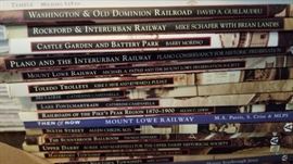 Lots and lots of train magazines and books dating back to the mid 60s.