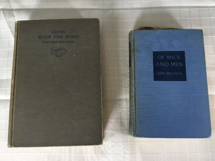 Early Copies of “Gone with The Wind” & “Of Mice And Men”                       https://ctbids.com/#!/description/share/22278