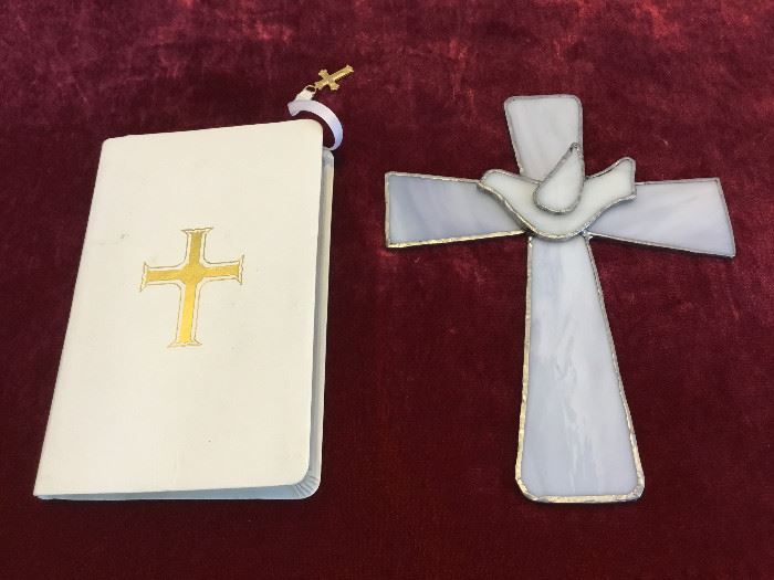 Glass Cross & My First Communion Bible https://ctbids.com/#!/description/share/22216