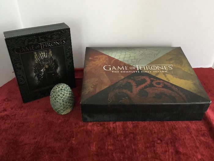 "Game of Thrones the Complete First Season” Blu-Ray DVD
   https://ctbids.com/#!/description/share/22368