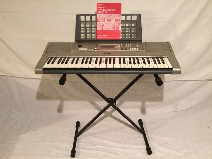 Yamaha Electric Keyboard with Stand https://ctbids.com/#!/description/share/22384