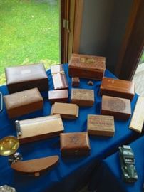 Collection of Wood Boxes - Antique, Vintage to Modern