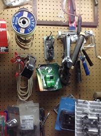 This is just a very small sample of tools and supplies.  This does not show the outbuilding that's filled!  