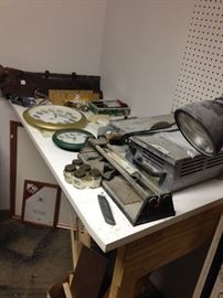 Tile cutter, clocks, saws, miters an more!