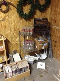 Storage for screws & Nails, Vintage Magazines, shelving Units and more!