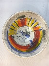 Carolyn Genders British Studio Art Pottery Bowl