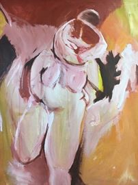 Large Fritz Donaldson acrylic on canvas Painting