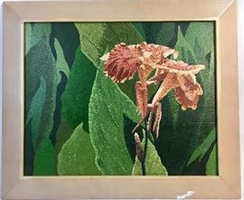 Oil on panel pointillism landscape by Filipino master Loy "Belagio" Laurente