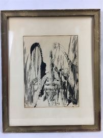 Janet Winter Original ink on paper Painting