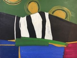 Abstract acrylic on canvas Painting