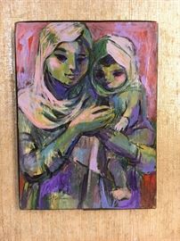 Edward Goldman Oil on board Painting