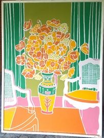 Sandi Badash Serigraph on Textile 