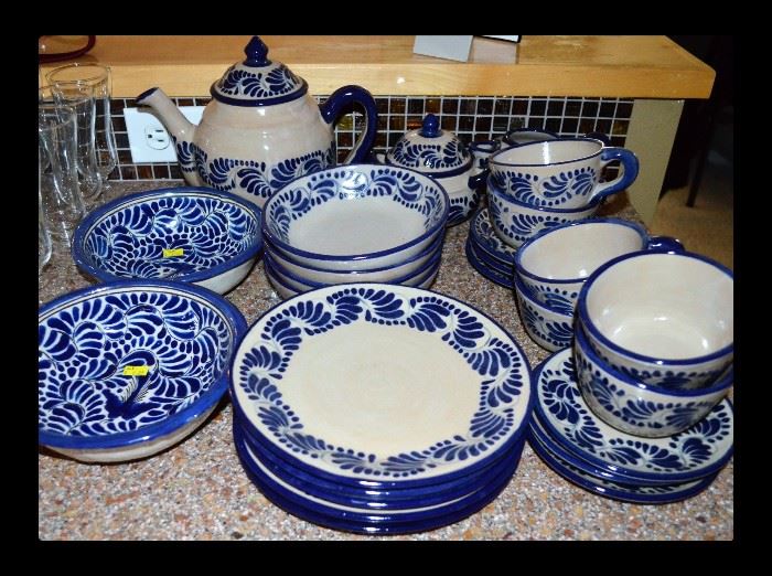 Mexican talavera pottery