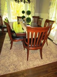 8 Chair dining suite, excellent condition