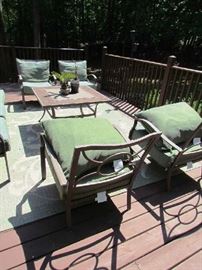 Patio set, 4 chairs & table