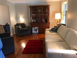 Crate & Barrel Sofa, end tables