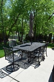 Wrought Iron Patio Table and Chairs