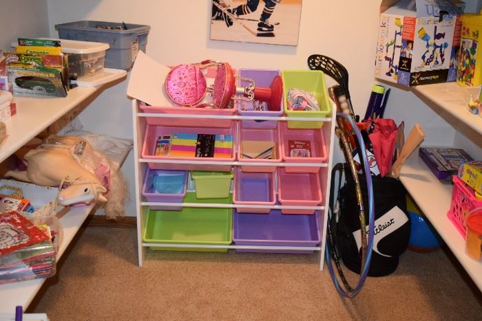 Shelving Unit for Toys and Crafts