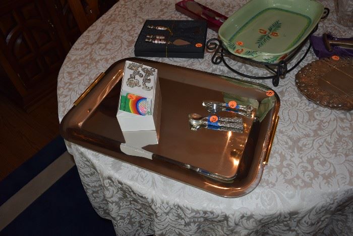 Serving Tray, Serving Utensils