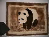 Fur rug of Panda -so soft.