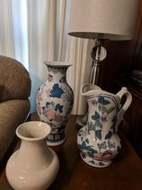 Vases and McCoy Pottery