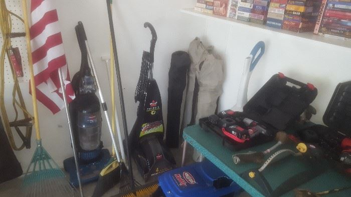 Vacuum, Carpet Shampooer, Tools