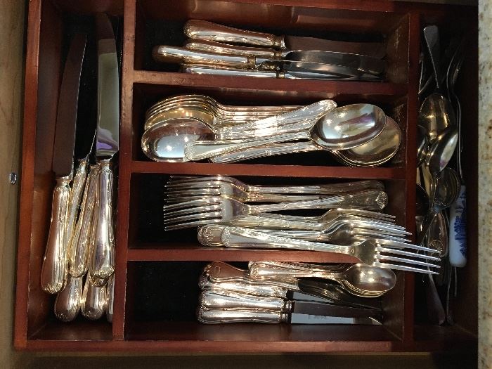 Silverplate flatware