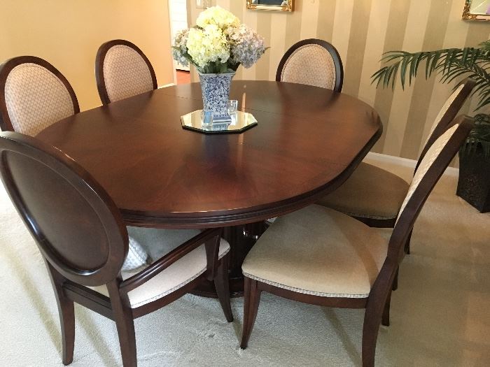 Dining Table and Chairs x 6