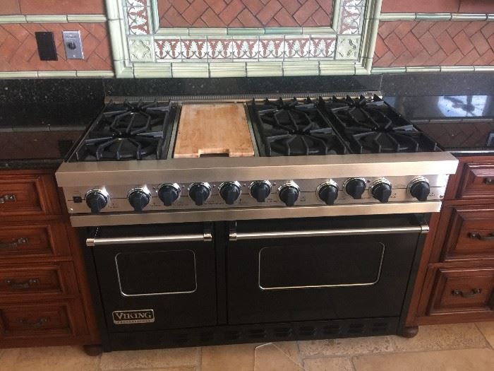 VIKING GAS STOVE ELECTRIC OVENS