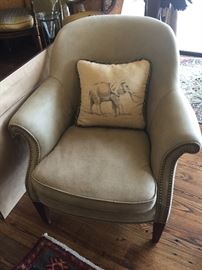 SAGE LEATHER CHAIRS
