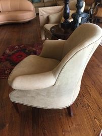 SAGE LEATHER CHAIRS