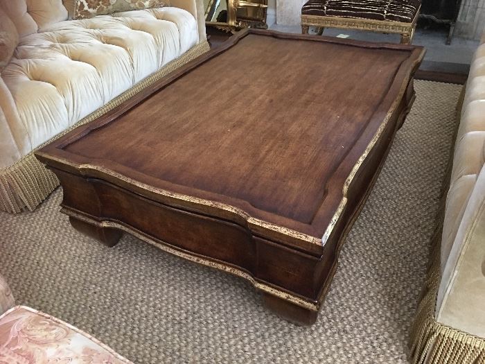 Lot#13 Niermann Weeks "Venetian" coffee table 1950.00 (originally 5600.00). 1800.00 FIRM