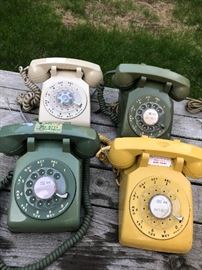 Vintage telephones 
