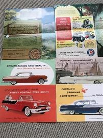 Vintage Pontiac car advertising. Harbor Beach Michigan