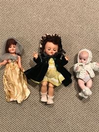 Vintage dolls . Center doll had moveable legs. 
