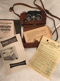 Antique Camera View-Master Personal Stereo Camera
Antique View-Master Receipt Bad Axe Michigan
