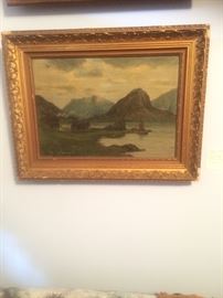 Listed Artist Issac Refines signed oil