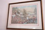 Four (4) Kurtz & Allison Civil War Lithos