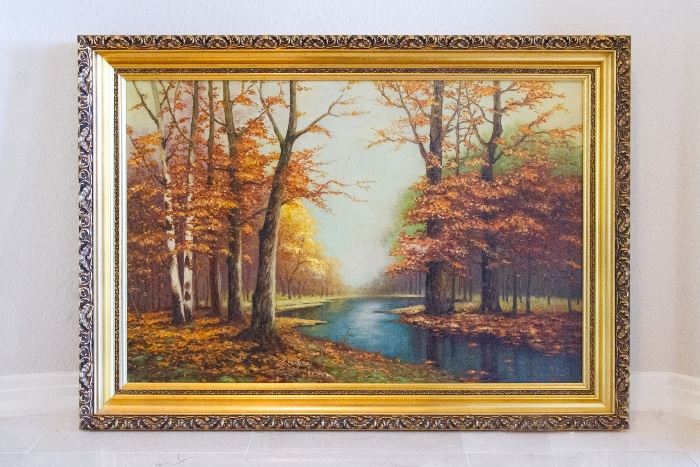 Oil Painting By R.McGee:  $300.00