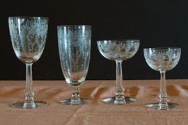 Cambridge Fostoria (24 available)  $18.00 ea.