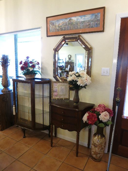 Beautiful Display Cabinet, Accent Table And More!