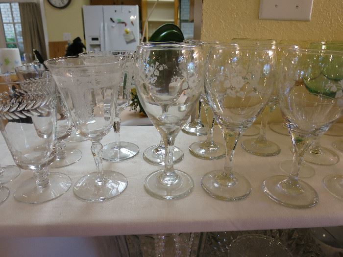 Wine And Water Goblets