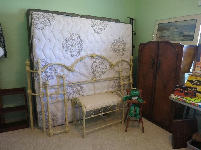 Another Picture Of The Serta 2017 King Size Bed, Headboard, Bench, Child's Wardrobe, Cute Doll High Chair!