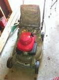 nice honda self propelled lawn mower
