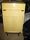 This slant front 50's blond night stand has a twin! Plus the entire bedroom set is here too! Pictures coming soon. And it's in very good condition.