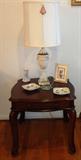 Fabulous Vintage Lamp
Lovely Cherry Finish Occasional Table